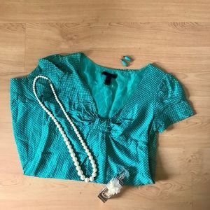 Short and sweet, silk Ella Moss dress